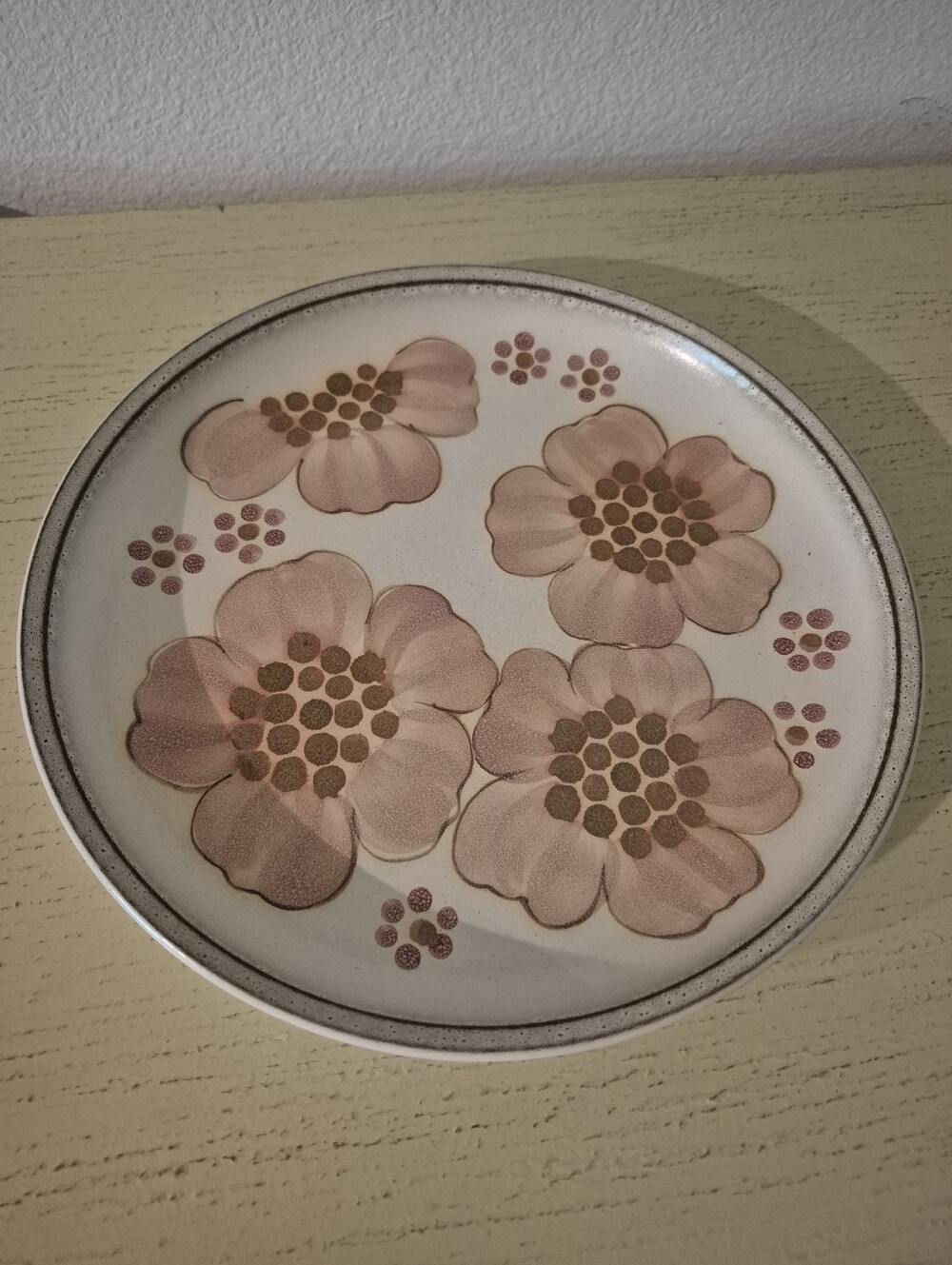 Denby England Gypsy 10"‎  Stoneware Dinner Plate Vintage 1970s - 1980s EUC
